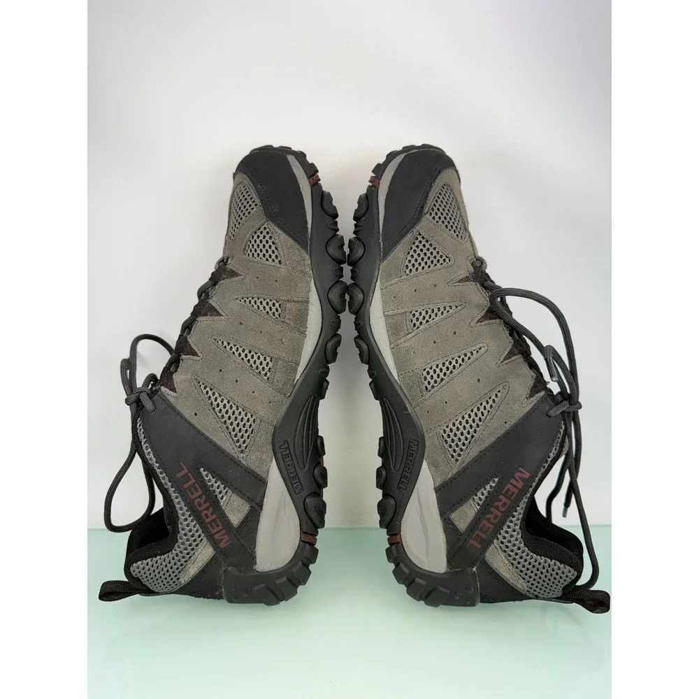 Merrell Alverstone Hiking Trail Men Sz 10 Gray Low Top Sneakers Gorpcore Utility